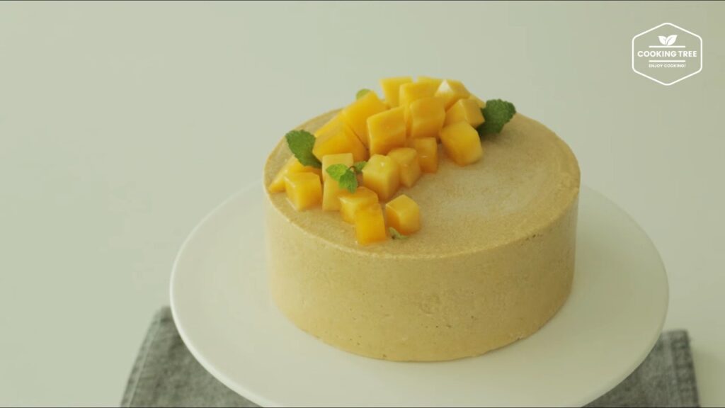 망고가 가득가득 망고 아이스크림 케이크 만들기 Mango ice cream cake Recipe Cooking tree 쿠킹트리 screenshot