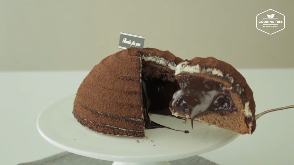 티라미수 가나슈 돔케이크 만들기 Tiramisu Ganache Dome cake Recipe ティラミスドームケーキ Cookingtree쿠킹트리 screenshot