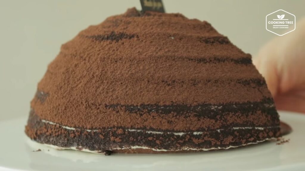 티라미수 가나슈 돔케이크 만들기 Tiramisu Ganache Dome cake Recipe ティラミスドームケーキ Cookingtree쿠킹트리 screenshot