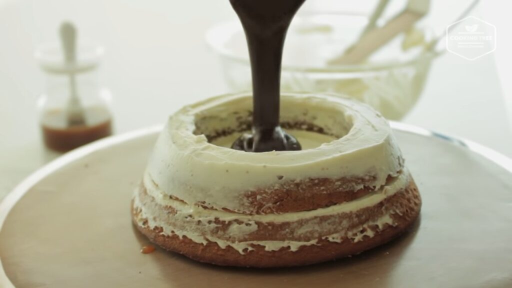 티라미수 가나슈 돔케이크 만들기 Tiramisu Ganache Dome cake Recipe ティラミスドームケーキ Cookingtree쿠킹트리 screenshot