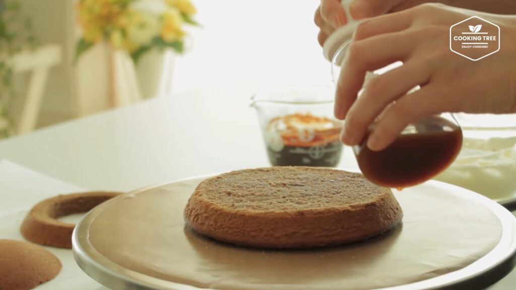 티라미수 가나슈 돔케이크 만들기 Tiramisu Ganache Dome cake Recipe ティラミスドームケーキ Cookingtree쿠킹트리 screenshot