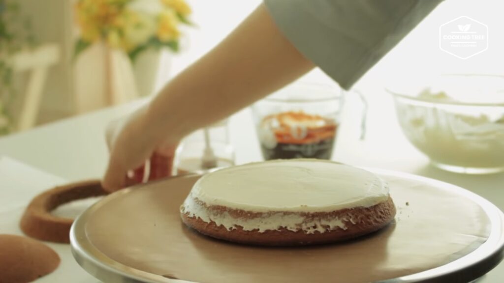 티라미수 가나슈 돔케이크 만들기 Tiramisu Ganache Dome cake Recipe ティラミスドームケーキ Cookingtree쿠킹트리 screenshot