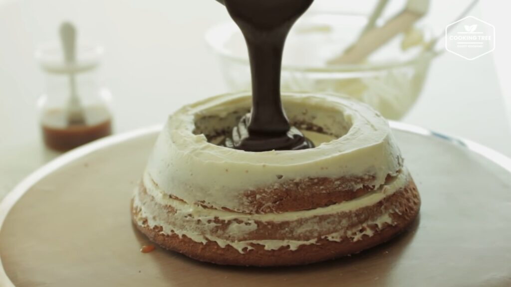 티라미수 가나슈 돔케이크 만들기 Tiramisu Ganache Dome cake Recipe ティラミスドームケーキ Cookingtree쿠킹트리 screenshot