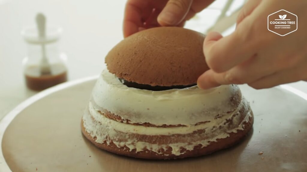 티라미수 가나슈 돔케이크 만들기 Tiramisu Ganache Dome cake Recipe ティラミスドームケーキ Cookingtree쿠킹트리 screenshot