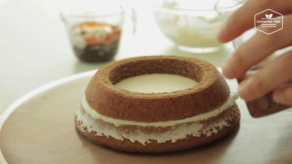 티라미수 가나슈 돔케이크 만들기 Tiramisu Ganache Dome cake Recipe ティラミスドームケーキ Cookingtree쿠킹트리 screenshot