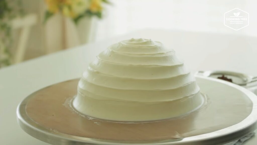 티라미수 가나슈 돔케이크 만들기 Tiramisu Ganache Dome cake Recipe ティラミスドームケーキ Cookingtree쿠킹트리 screenshot