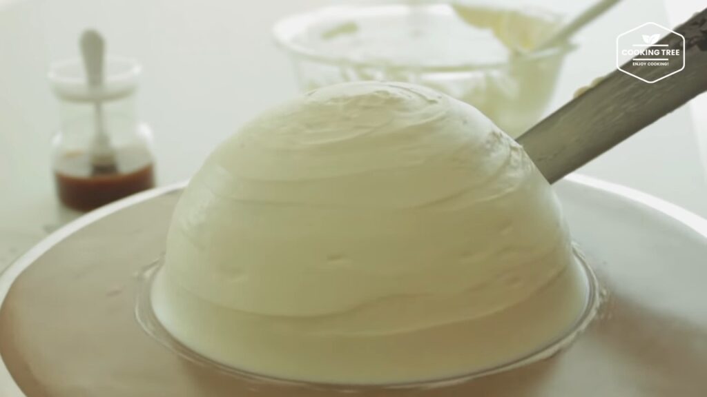 티라미수 가나슈 돔케이크 만들기 Tiramisu Ganache Dome cake Recipe ティラミスドームケーキ Cookingtree쿠킹트리 screenshot
