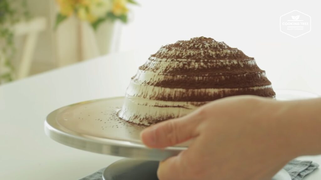 티라미수 가나슈 돔케이크 만들기 Tiramisu Ganache Dome cake Recipe ティラミスドームケーキ Cookingtree쿠킹트리 screenshot