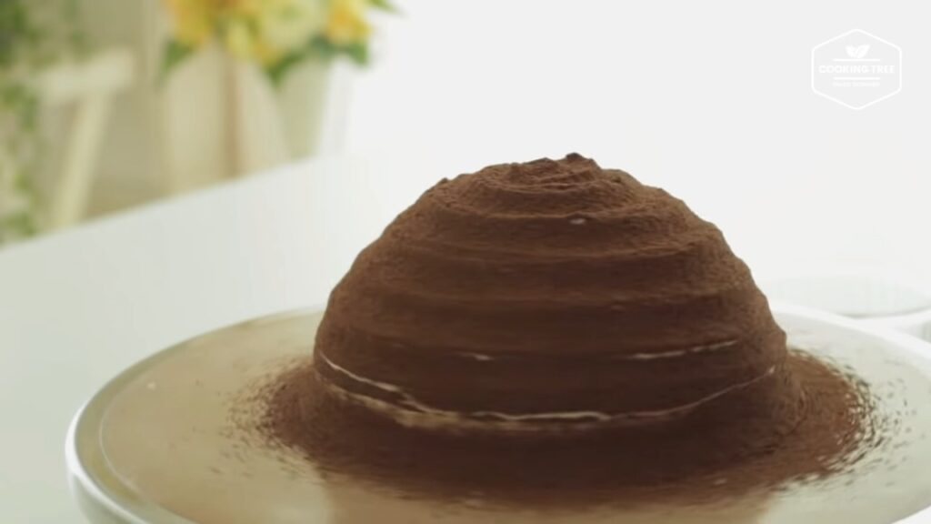 티라미수 가나슈 돔케이크 만들기 Tiramisu Ganache Dome cake Recipe ティラミスドームケーキ Cookingtree쿠킹트리 screenshot
