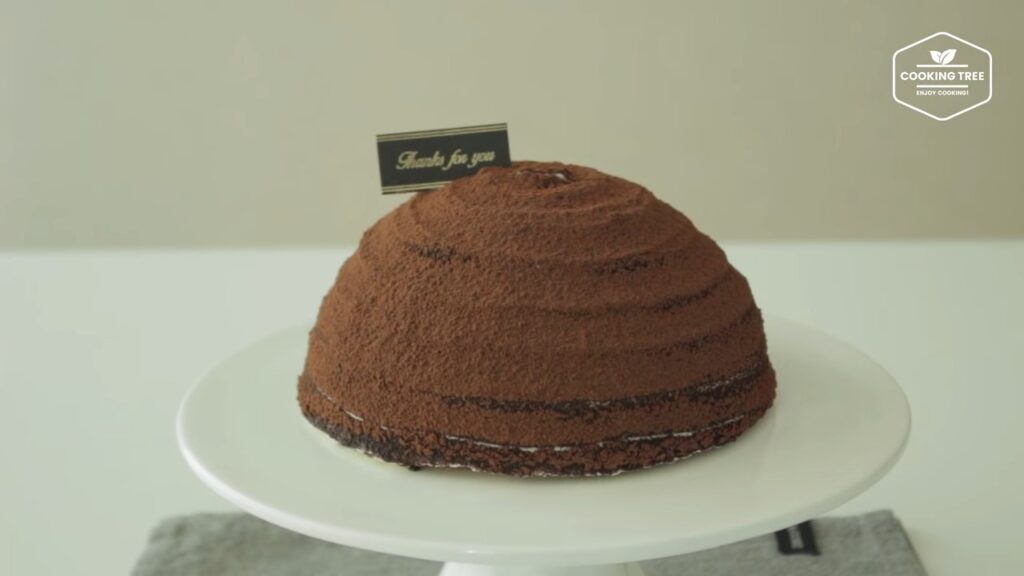 티라미수 가나슈 돔케이크 만들기 Tiramisu Ganache Dome cake Recipe ティラミスドームケーキ Cookingtree쿠킹트리 screenshot