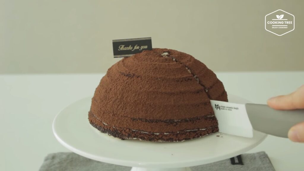 티라미수 가나슈 돔케이크 만들기 Tiramisu Ganache Dome cake Recipe ティラミスドームケーキ Cookingtree쿠킹트리 screenshot