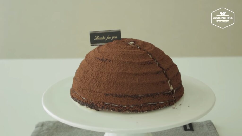 티라미수 가나슈 돔케이크 만들기 Tiramisu Ganache Dome cake Recipe ティラミスドームケーキ Cookingtree쿠킹트리 screenshot
