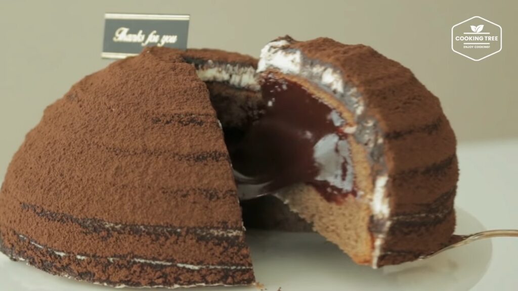 티라미수 가나슈 돔케이크 만들기 Tiramisu Ganache Dome cake Recipe ティラミスドームケーキ Cookingtree쿠킹트리 screenshot