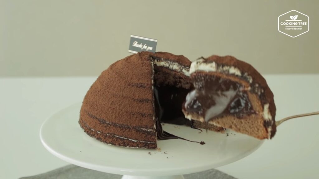 티라미수 가나슈 돔케이크 만들기 Tiramisu Ganache Dome cake Recipe ティラミスドームケーキ Cookingtree쿠킹트리 screenshot