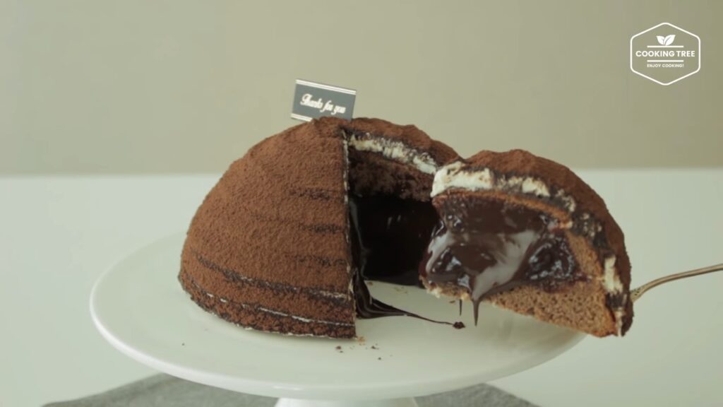 티라미수 가나슈 돔케이크 만들기 Tiramisu Ganache Dome cake Recipe ティラミスドームケーキ Cookingtree쿠킹트리 screenshot
