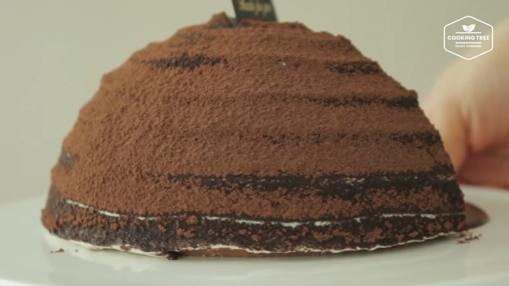티라미수 가나슈 돔케이크 만들기 Tiramisu Ganache Dome cake Recipe ティラミスドームケーキ Cookingtree쿠킹트리 screenshot
