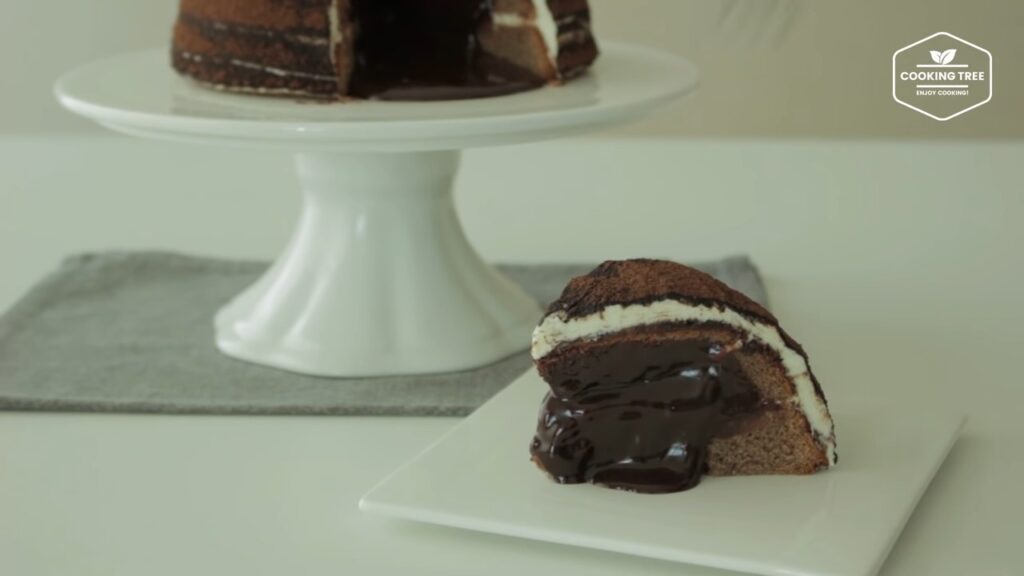 티라미수 가나슈 돔케이크 만들기 Tiramisu Ganache Dome cake Recipe ティラミスドームケーキ Cookingtree쿠킹트리 screenshot