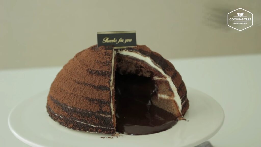티라미수 가나슈 돔케이크 만들기 Tiramisu Ganache Dome cake Recipe ティラミスドームケーキ Cookingtree쿠킹트리 screenshot