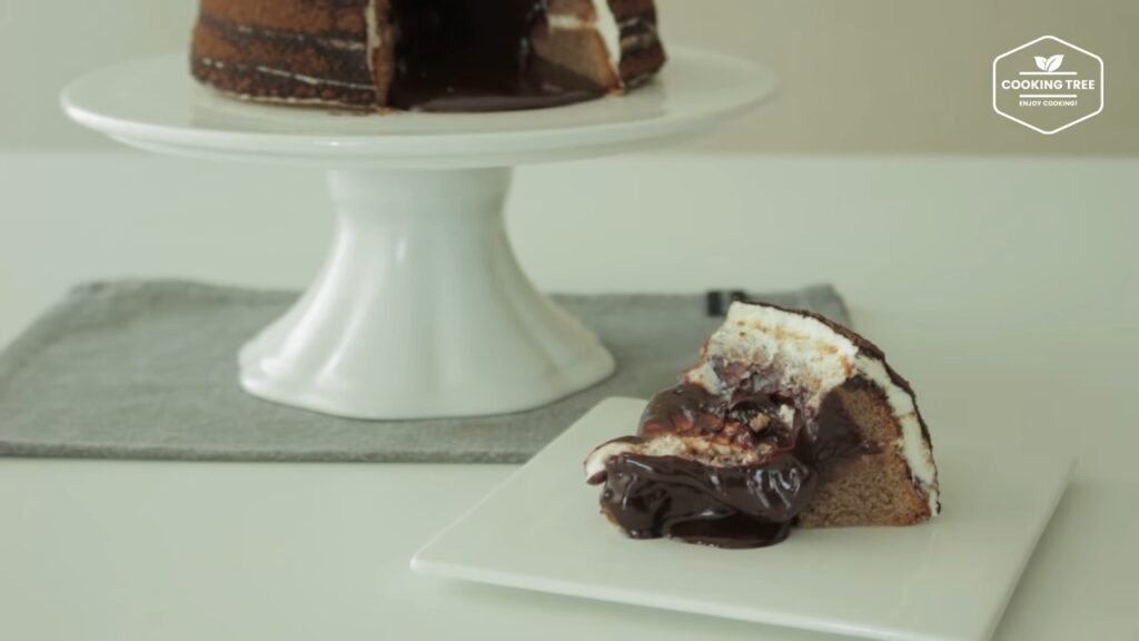 티라미수 가나슈 돔케이크 만들기 Tiramisu Ganache Dome cake Recipe ティラミスドームケーキ Cookingtree쿠킹트리 screenshot