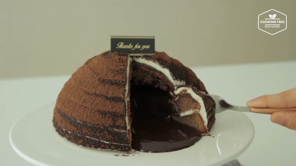 티라미수 가나슈 돔케이크 만들기 Tiramisu Ganache Dome cake Recipe ティラミスドームケーキ Cookingtree쿠킹트리 screenshot