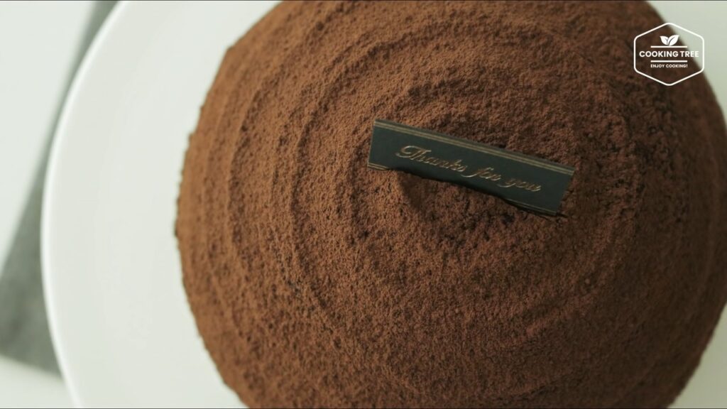 티라미수 가나슈 돔케이크 만들기 Tiramisu Ganache Dome cake Recipe ティラミスドームケーキ Cookingtree쿠킹트리 screenshot