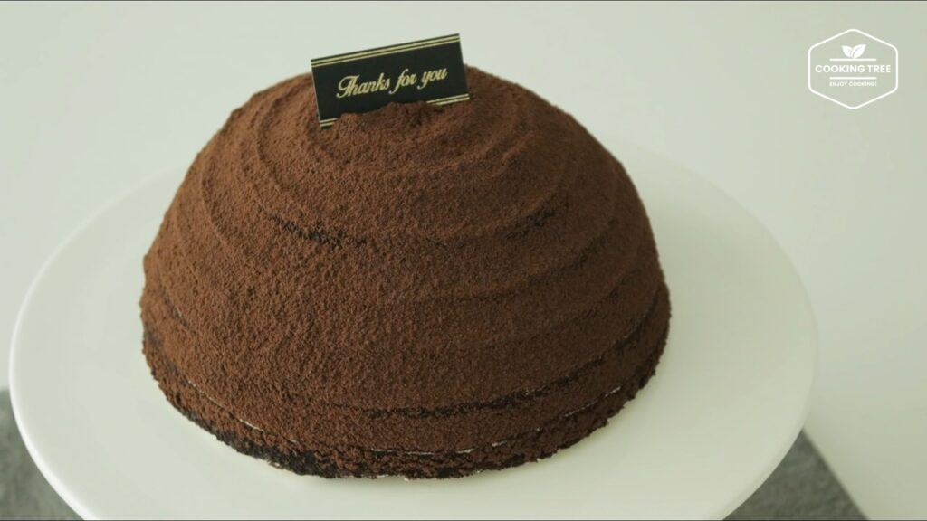 티라미수 가나슈 돔케이크 만들기 Tiramisu Ganache Dome cake Recipe ティラミスドームケーキ Cookingtree쿠킹트리 screenshot