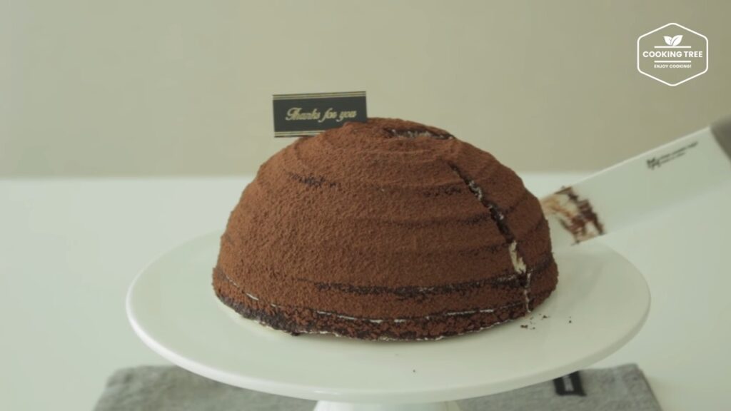 티라미수 가나슈 돔케이크 만들기 Tiramisu Ganache Dome cake Recipe ティラミスドームケーキ Cookingtree쿠킹트리 screenshot
