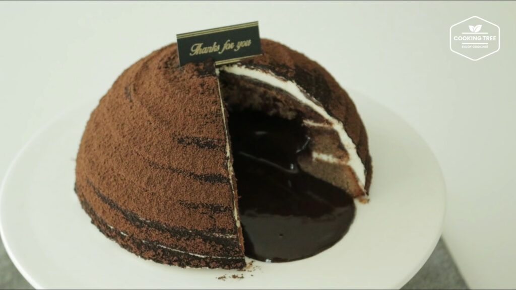 티라미수 가나슈 돔케이크 만들기 Tiramisu Ganache Dome cake Recipe ティラミスドームケーキ Cookingtree쿠킹트리 screenshot