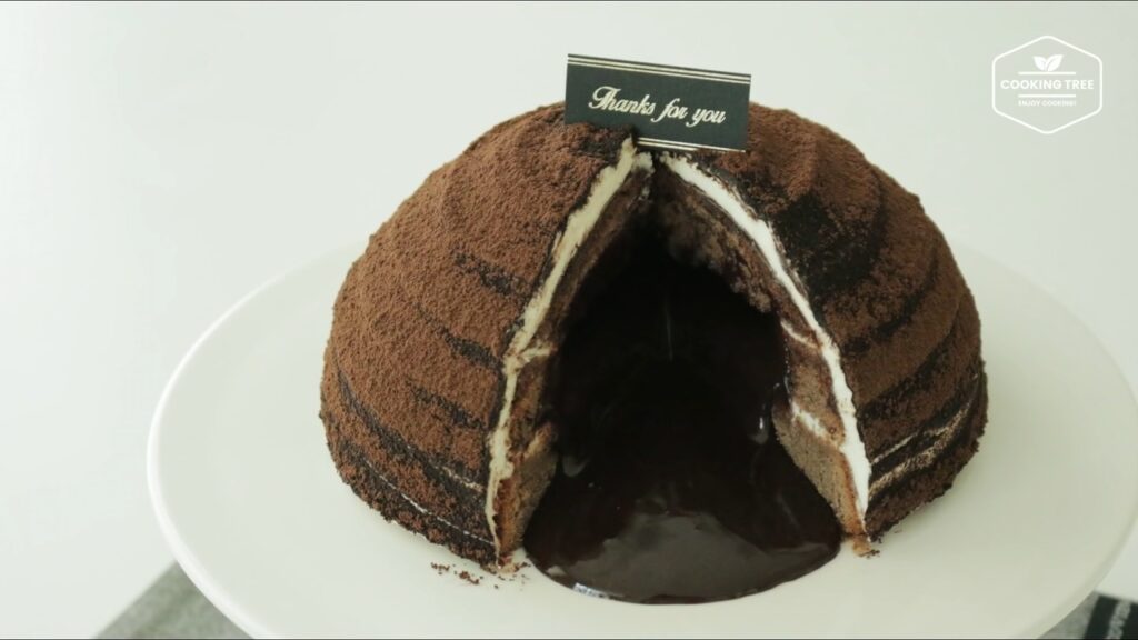 티라미수 가나슈 돔케이크 만들기 Tiramisu Ganache Dome cake Recipe ティラミスドームケーキ Cookingtree쿠킹트리 screenshot