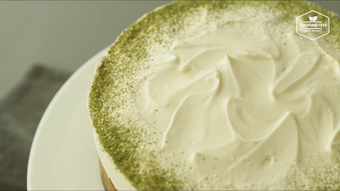 Baked Matcha cheesecake Recipe Cooking tree Baked Matcha cheesecake Recipe Cooking tree
