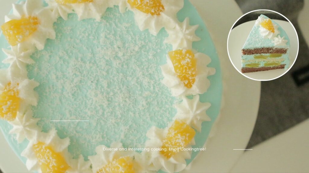 Blue Pineapple Choco Cake Recipe Cooking tree