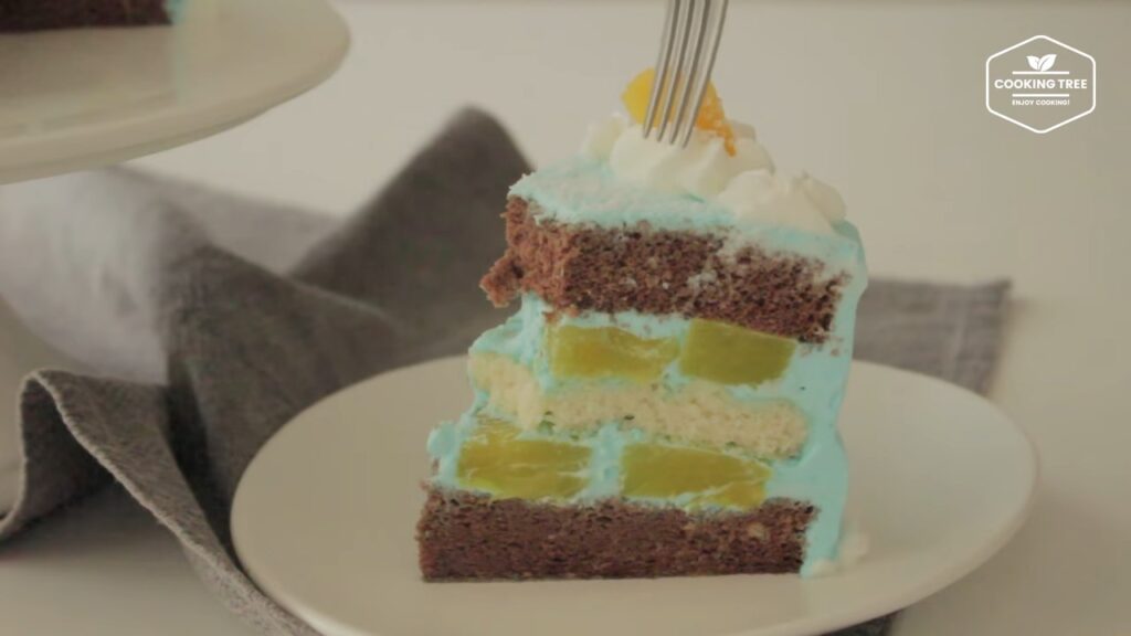 Blue Pineapple Choco Cake Recipe Cooking tree