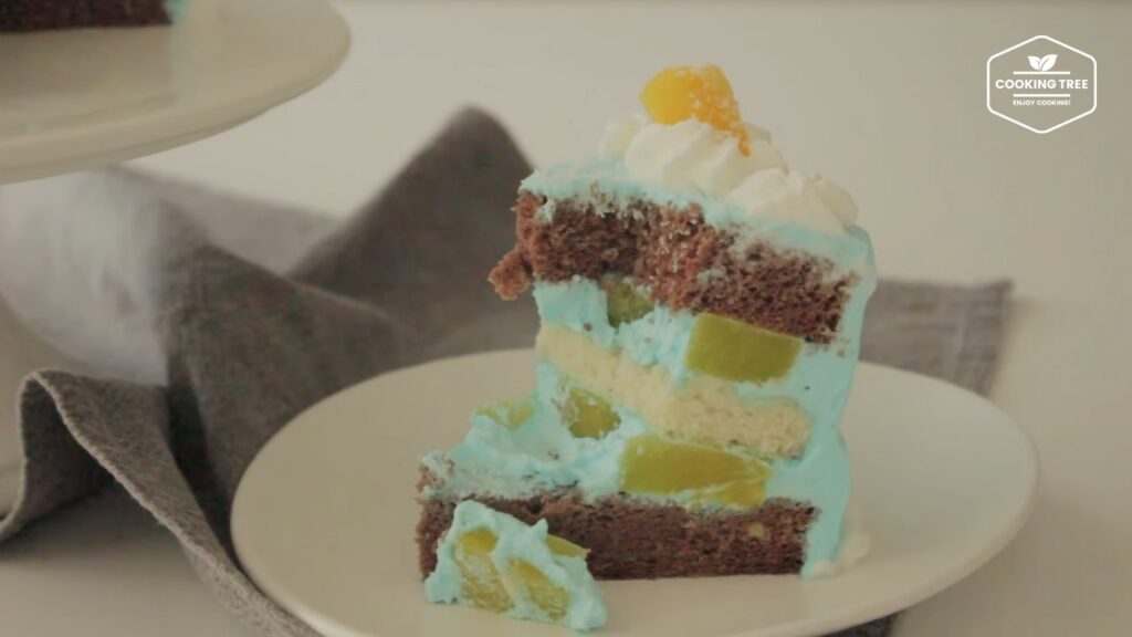 Blue Pineapple Choco Cake Recipe Cooking tree