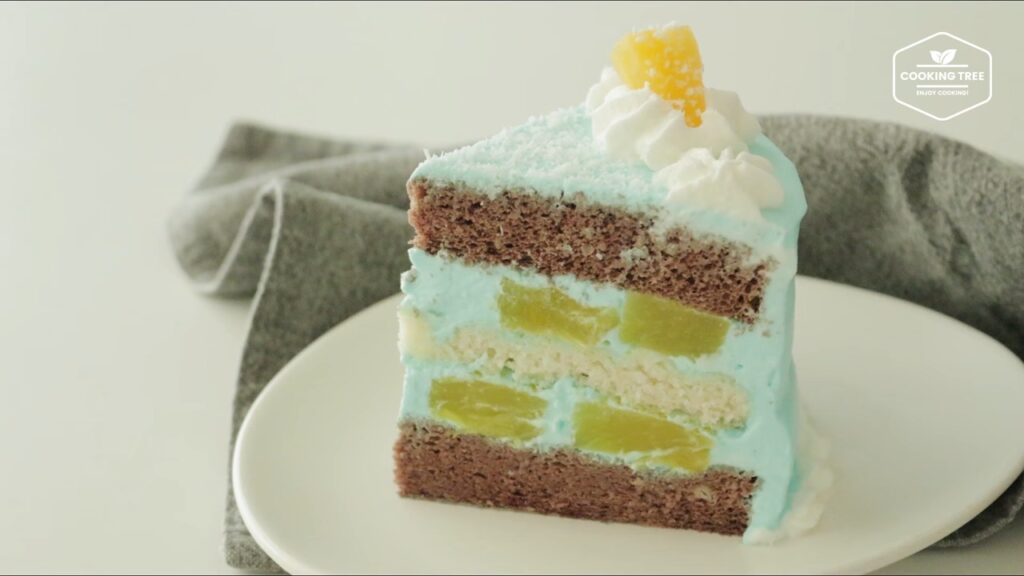 Blue Pineapple Choco Cake Recipe Cooking tree