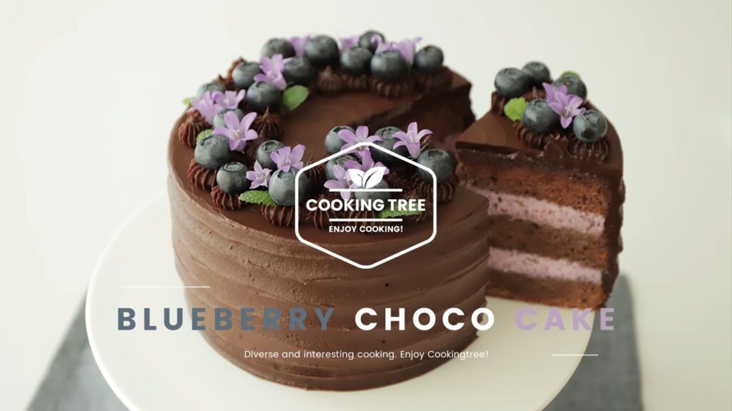 Blueberry Ganache Cake Recipe Chocolate cake Cooking tree