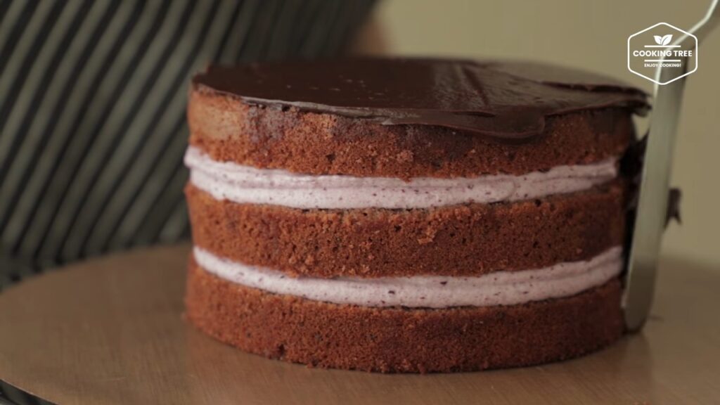 Blueberry Ganache Cake Recipe Chocolate cake Cooking tree