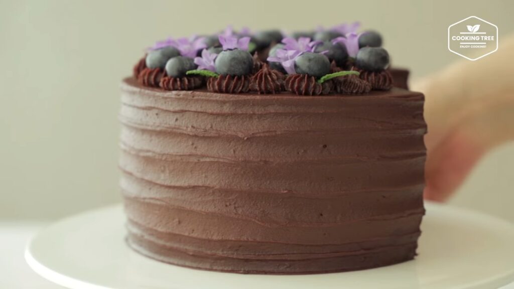 Blueberry Ganache Cake Recipe Chocolate cake Cooking tree