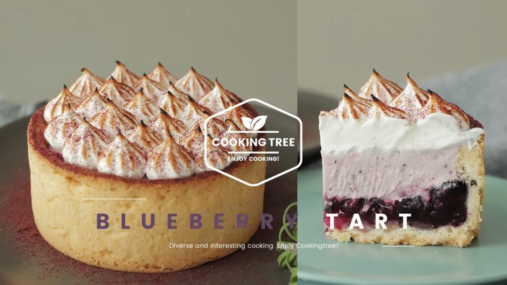 Blueberry meringue tart Recipe Cooking tree