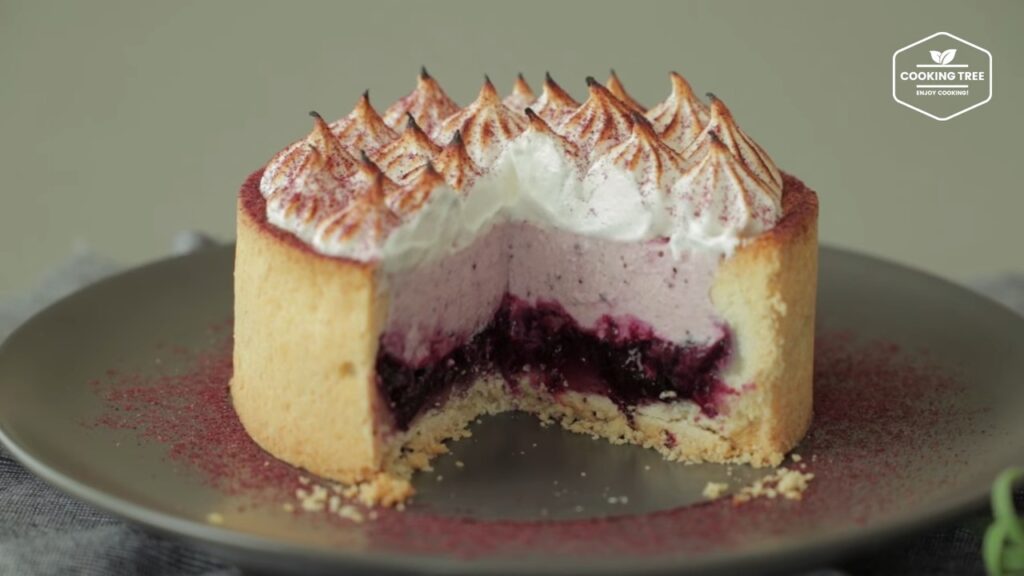 Blueberry meringue tart Recipe Cooking tree