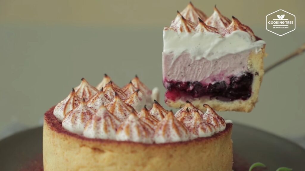 Blueberry meringue tart Recipe Cooking tree