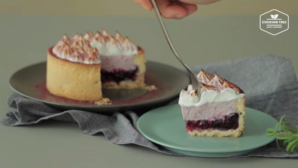 Blueberry meringue tart Recipe Cooking tree