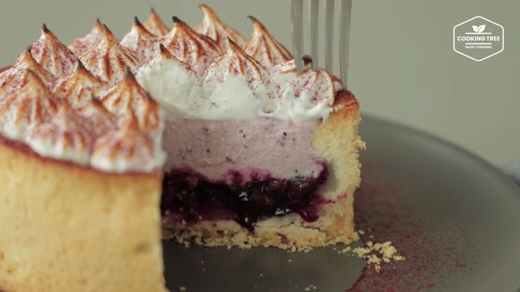 Blueberry meringue tart Recipe Cooking tree