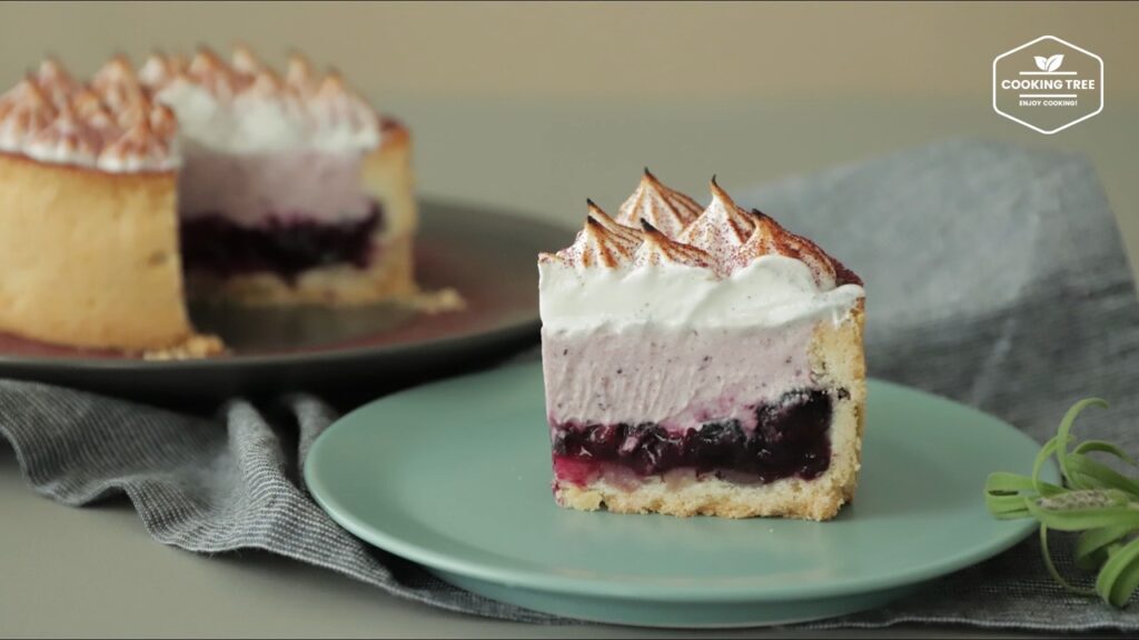 Blueberry meringue tart Recipe Cooking tree