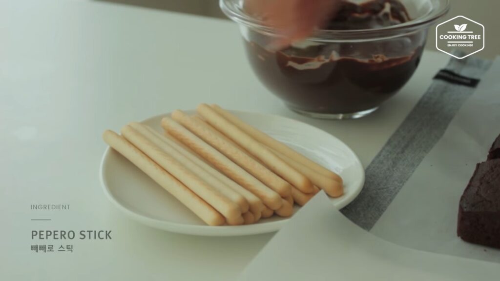 Brownie pepero pocky Recipe Cooking tree
