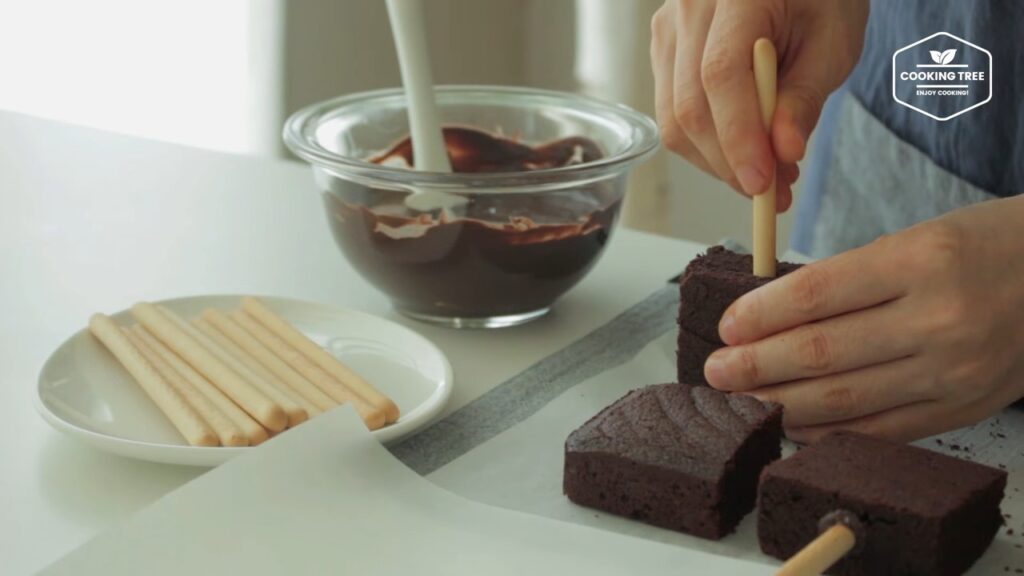 Brownie pepero pocky Recipe Cooking tree