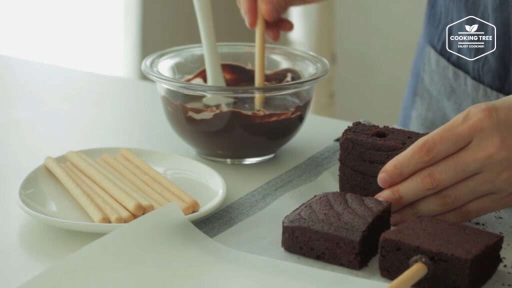 Brownie pepero pocky Recipe Cooking tree