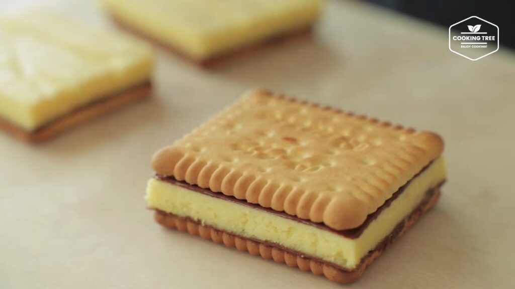 Cheese cake biscuit sandwich Recipe Cooking tree