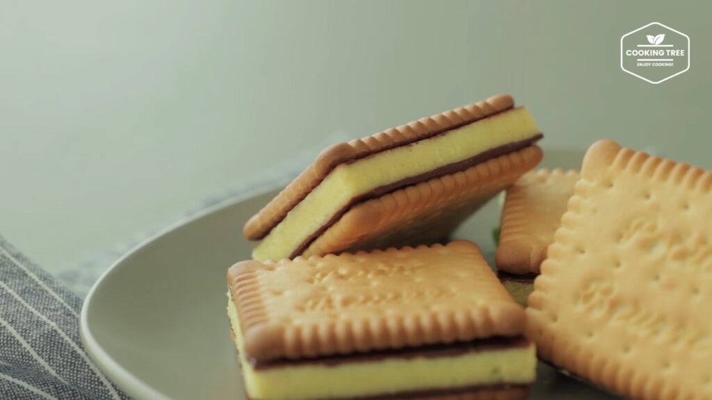 Cheese cake biscuit sandwich Recipe Cooking tree
