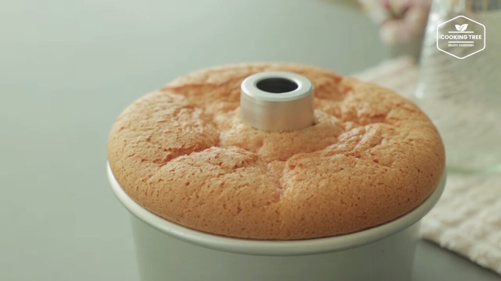 Cherry blossom chiffon cake Recipe Cooking tree