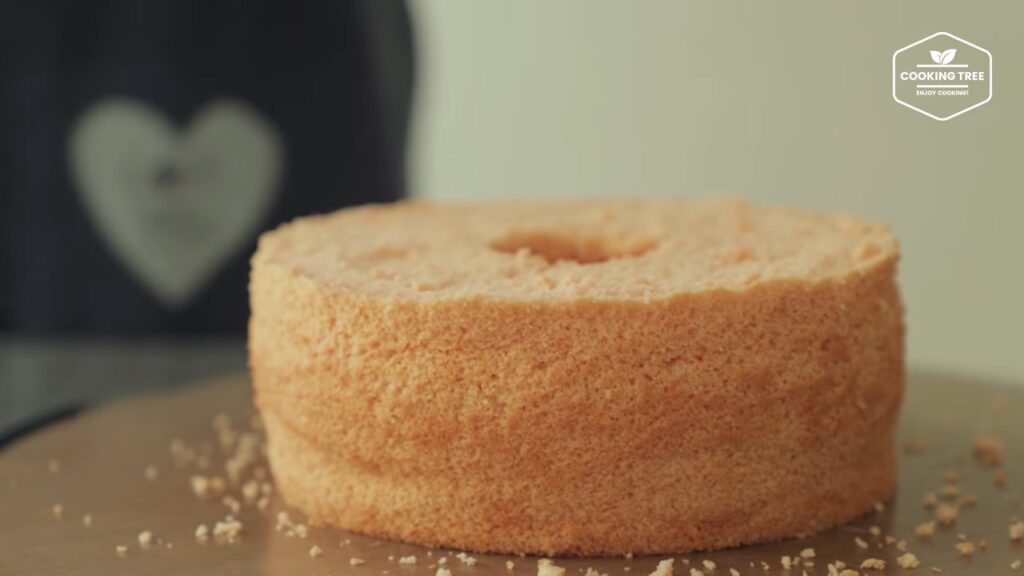 Cherry blossom chiffon cake Recipe Cooking tree